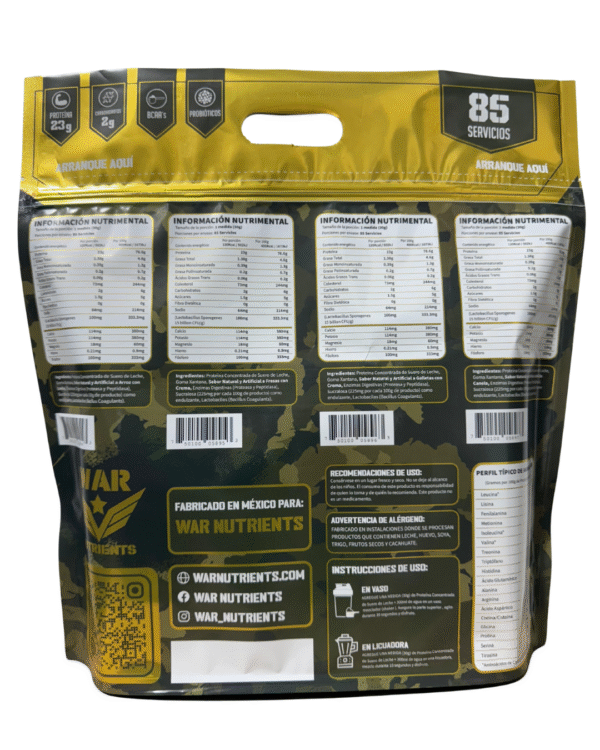 COMBAT WHEY PROTEIN 5.6LB - SABOR ROLL DE CANELA - Imagen 2