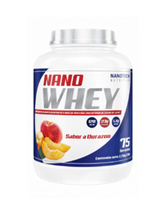 NANO WHEY 5lb 75 Servicios – Sabor Durazno
