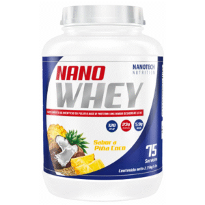 NANO WHEY 5lb 75 Servicios – Sabor Piña Coco
