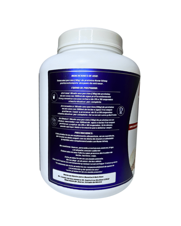 NANO WHEY 5lb 75 Servicios – Mazapán - Imagen 3