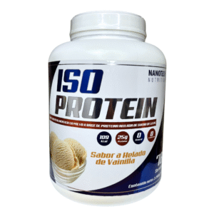 ISO PROTEIN 5lb 76 Servicios – Sabor Helado de Vainilla