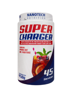 SUPER CHARGER 450g 45 Servicios – Sabor Ponche de Frutas